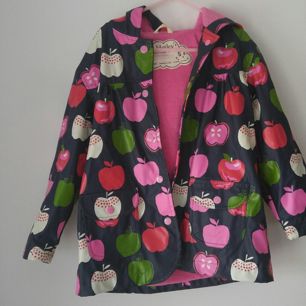Hatley girl's raincoat 5t